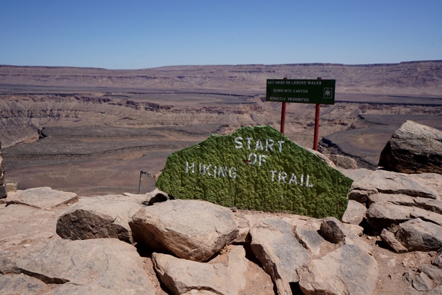Fish River Hiking Trail at Hobas Lodge Fish River Canyon