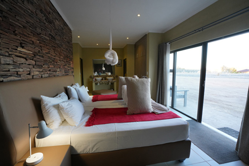 Beautiful and comfortable rooms at Hobas Lodge Fish River Canyon
