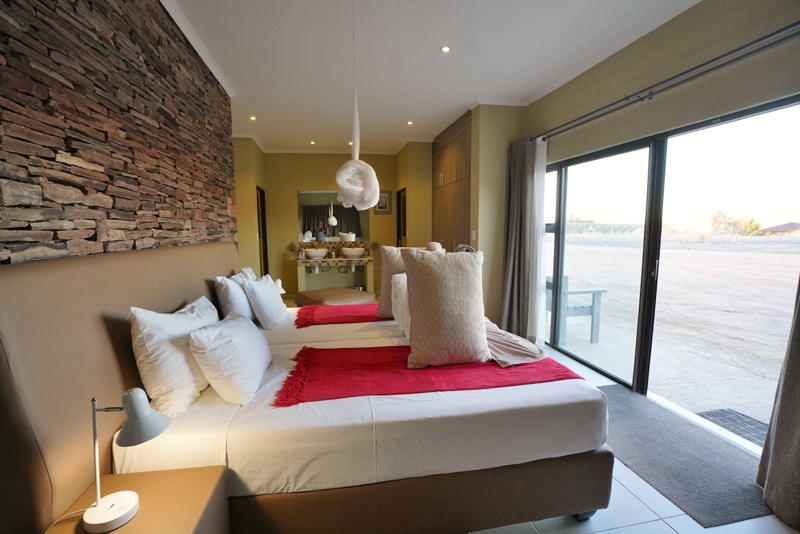 Double rooms in Bush Chalets at Hobas Lodge Fish River Canyon