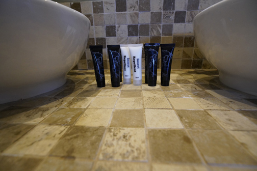 Basic toiletries are supplied at Hobas Lodge Fish River Canyon
