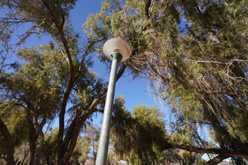 Lighting provided at campsites at Hobas Lodge Fish River Canyon