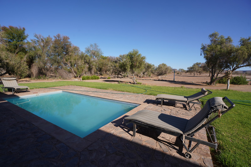 Refreshing swimming pools at Hobas Lodge Fish River Canyon