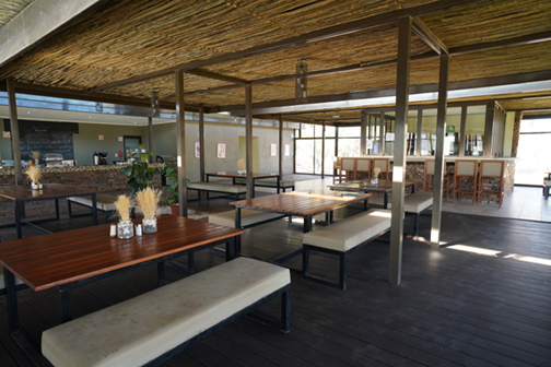 The outdoor restaurant at Hobas Lodge Fish River Canyon