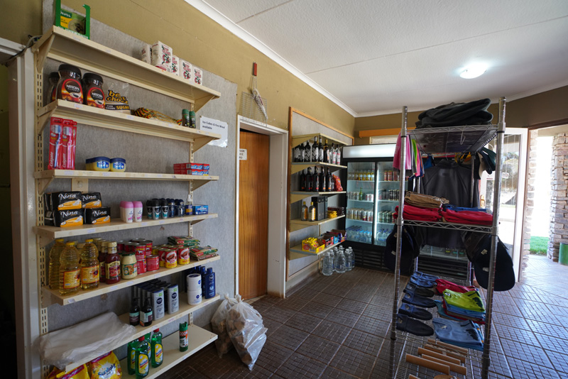 Shop with basic supplies at Hobas Lodge Fish River Canyon